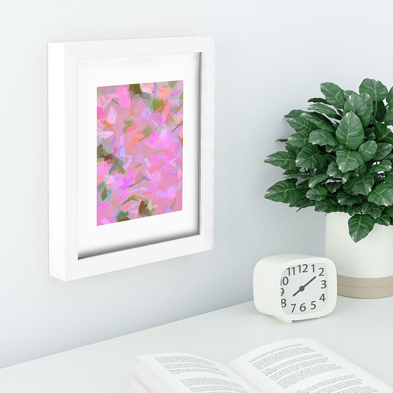 83 Oranges Whispers In Pink Recessed Framing Rectangle