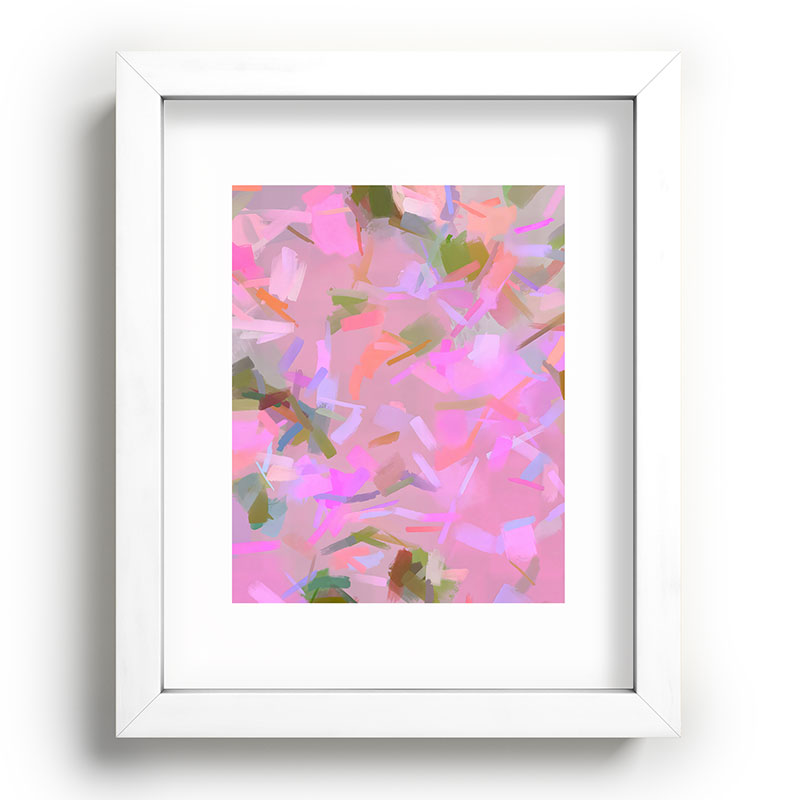 83 Oranges Whispers In Pink Recessed Framing Rectangle
