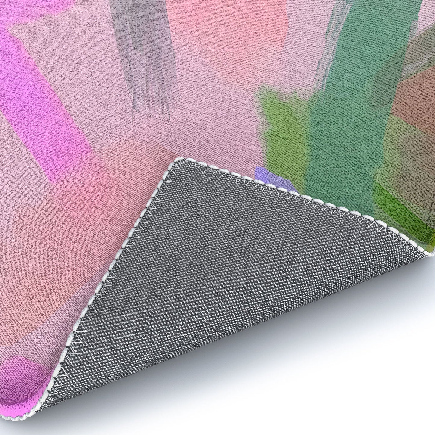 83 Oranges Whispers In Pink Area Rug
