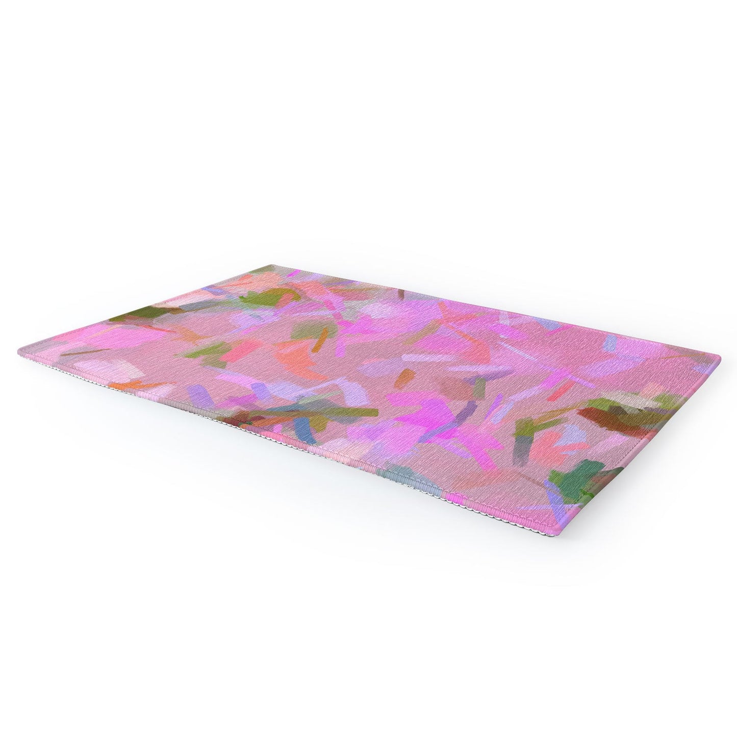 83 Oranges Whispers In Pink Area Rug