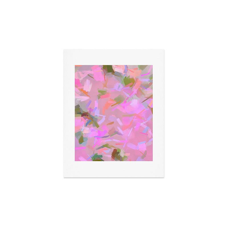 83 Oranges Whispers In Pink Art Print
