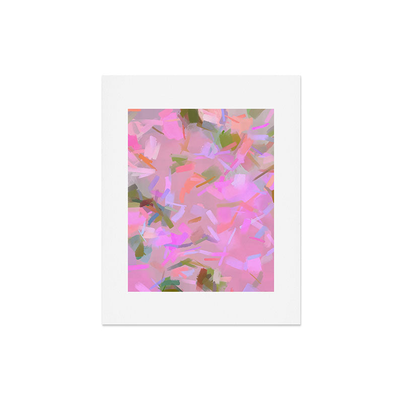 83 Oranges Whispers In Pink Art Print