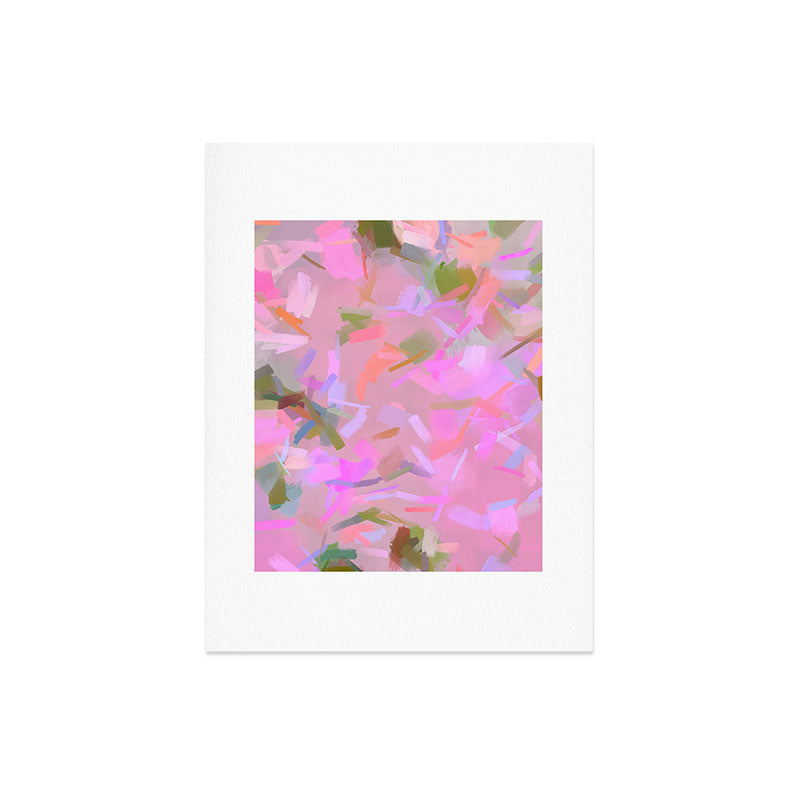 83 Oranges Whispers In Pink Art Print