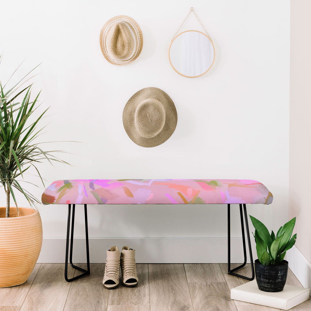 83 Oranges Whispers In Pink Bench