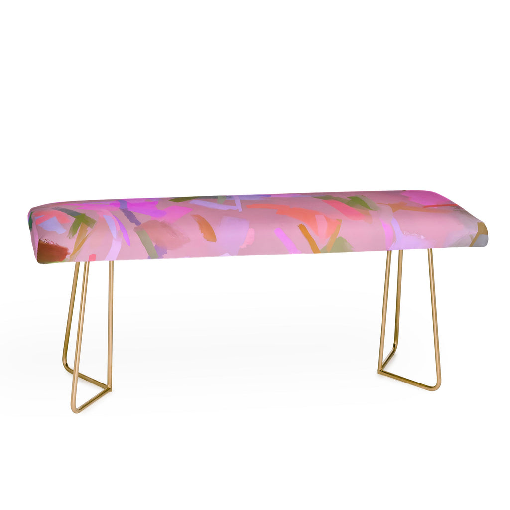 83 Oranges Whispers In Pink Bench