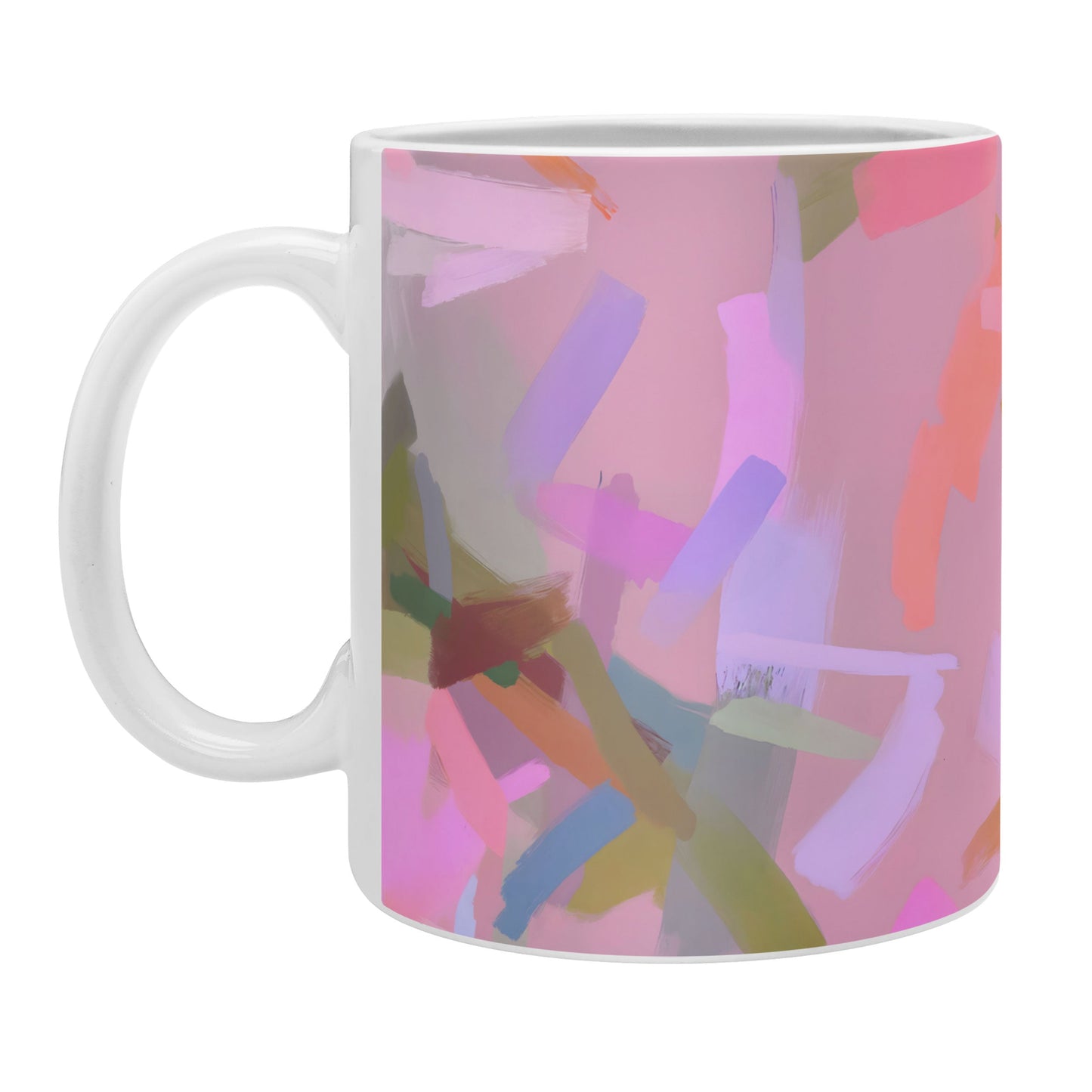 83 Oranges Whispers In Pink Coffee Mug