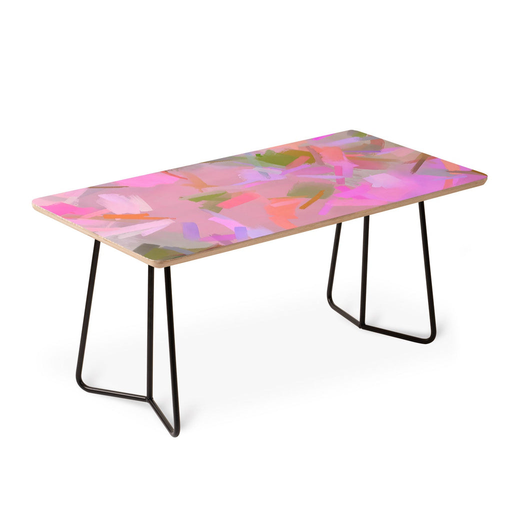 83 Oranges Whispers In Pink Coffee Table