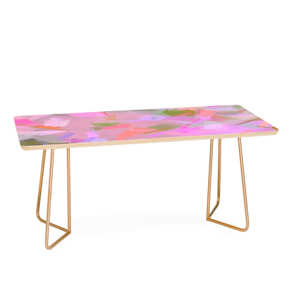 83 Oranges Whispers In Pink Coffee Table