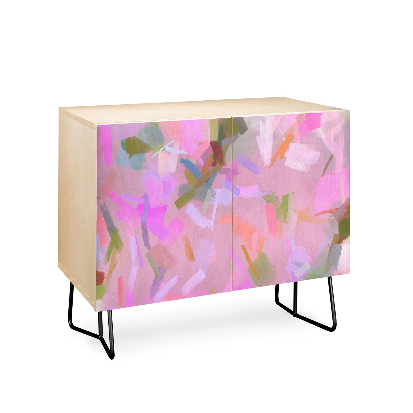 83 Oranges Whispers In Pink Credenza