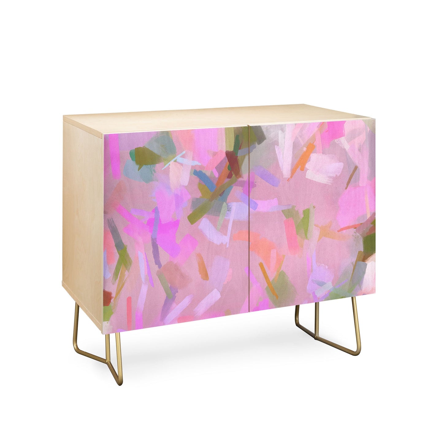83 Oranges Whispers In Pink Credenza