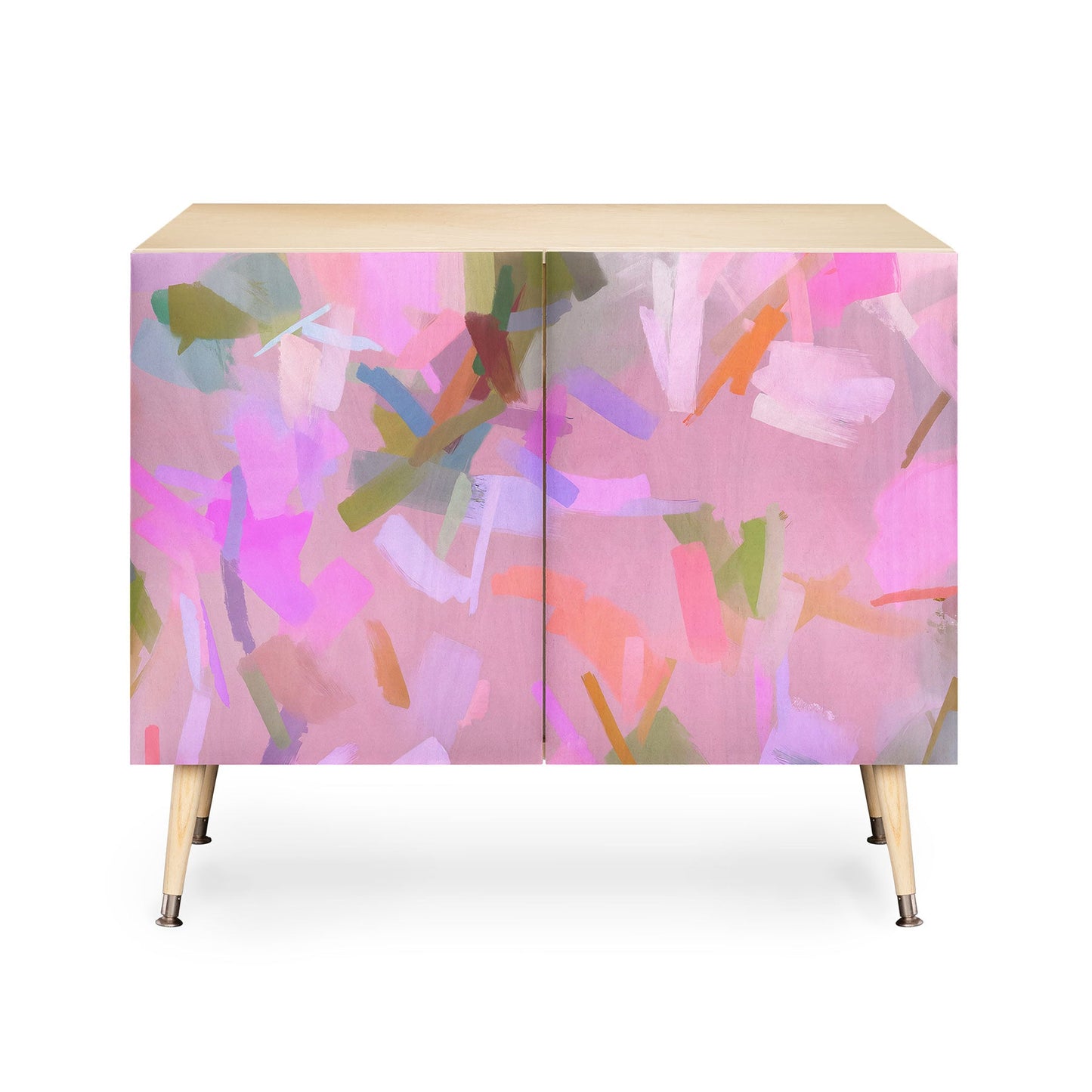 83 Oranges Whispers In Pink Credenza