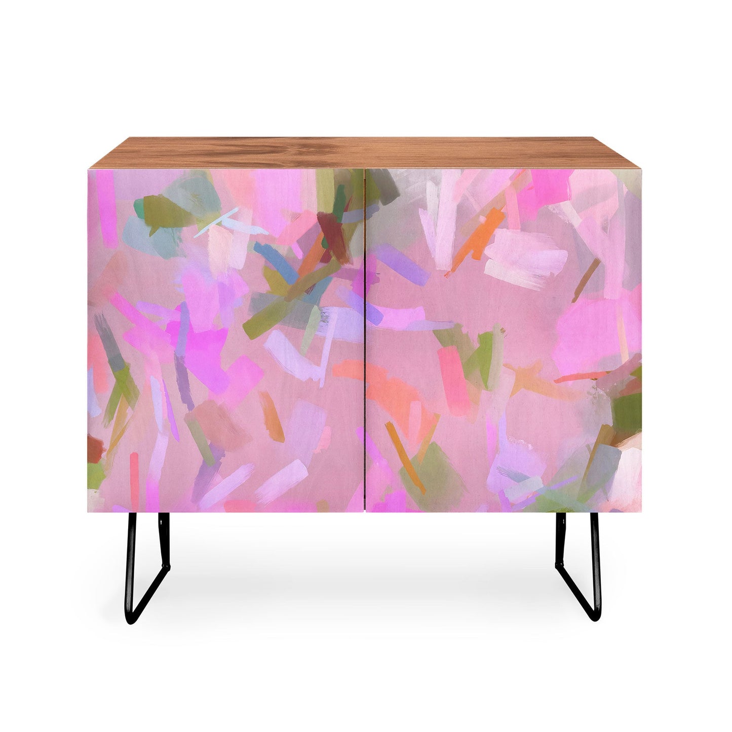 83 Oranges Whispers In Pink Credenza