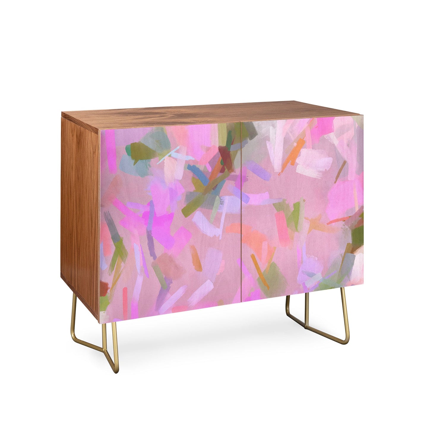 83 Oranges Whispers In Pink Credenza