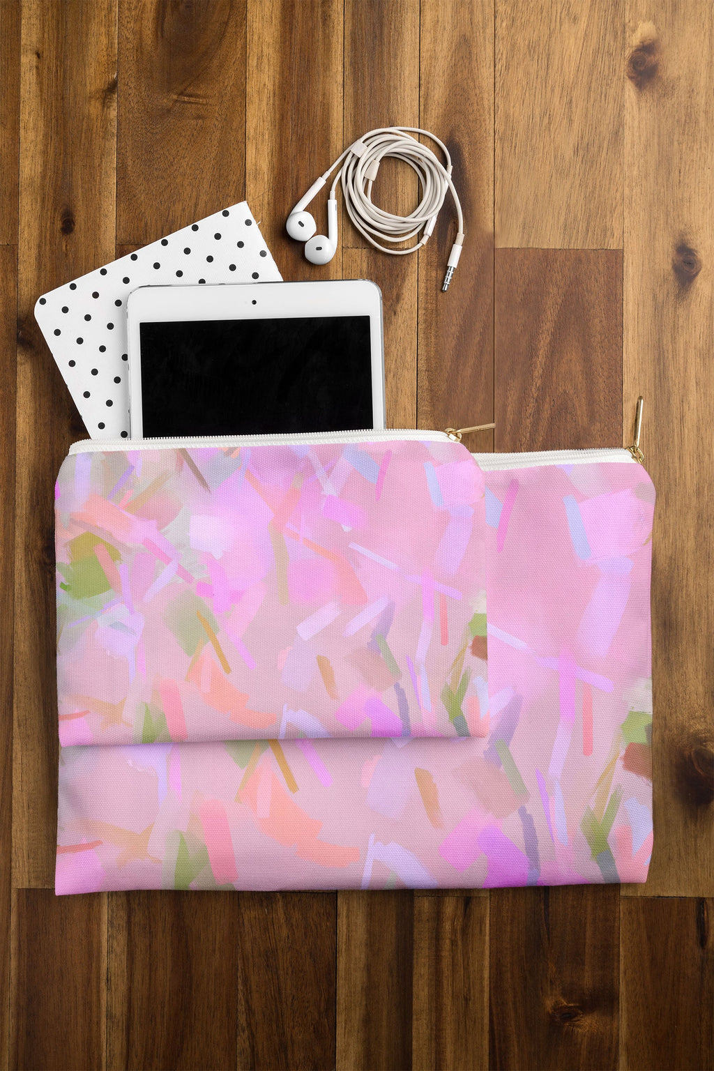 83 Oranges Whispers In Pink Pouch