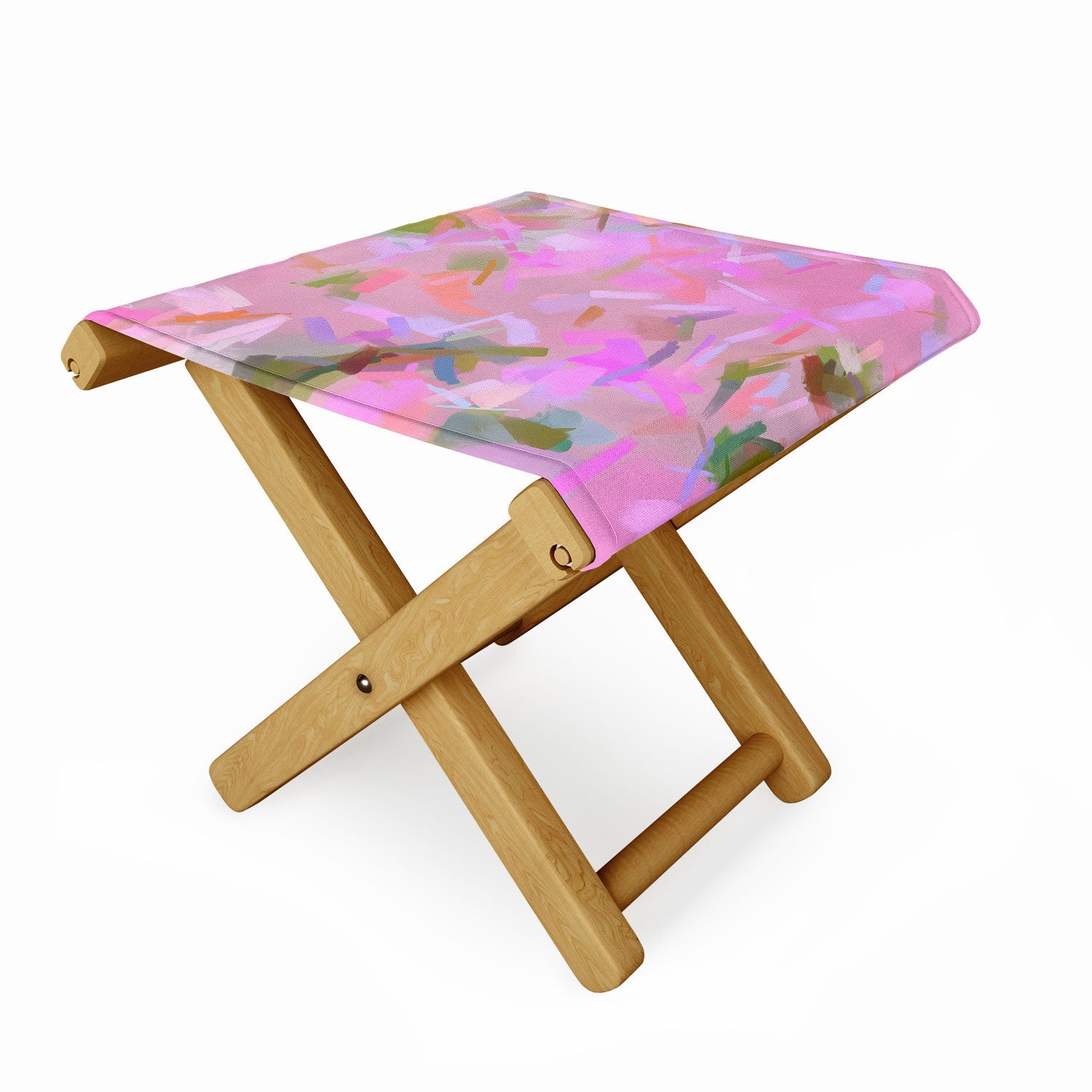83 Oranges Whispers In Pink Folding Stool