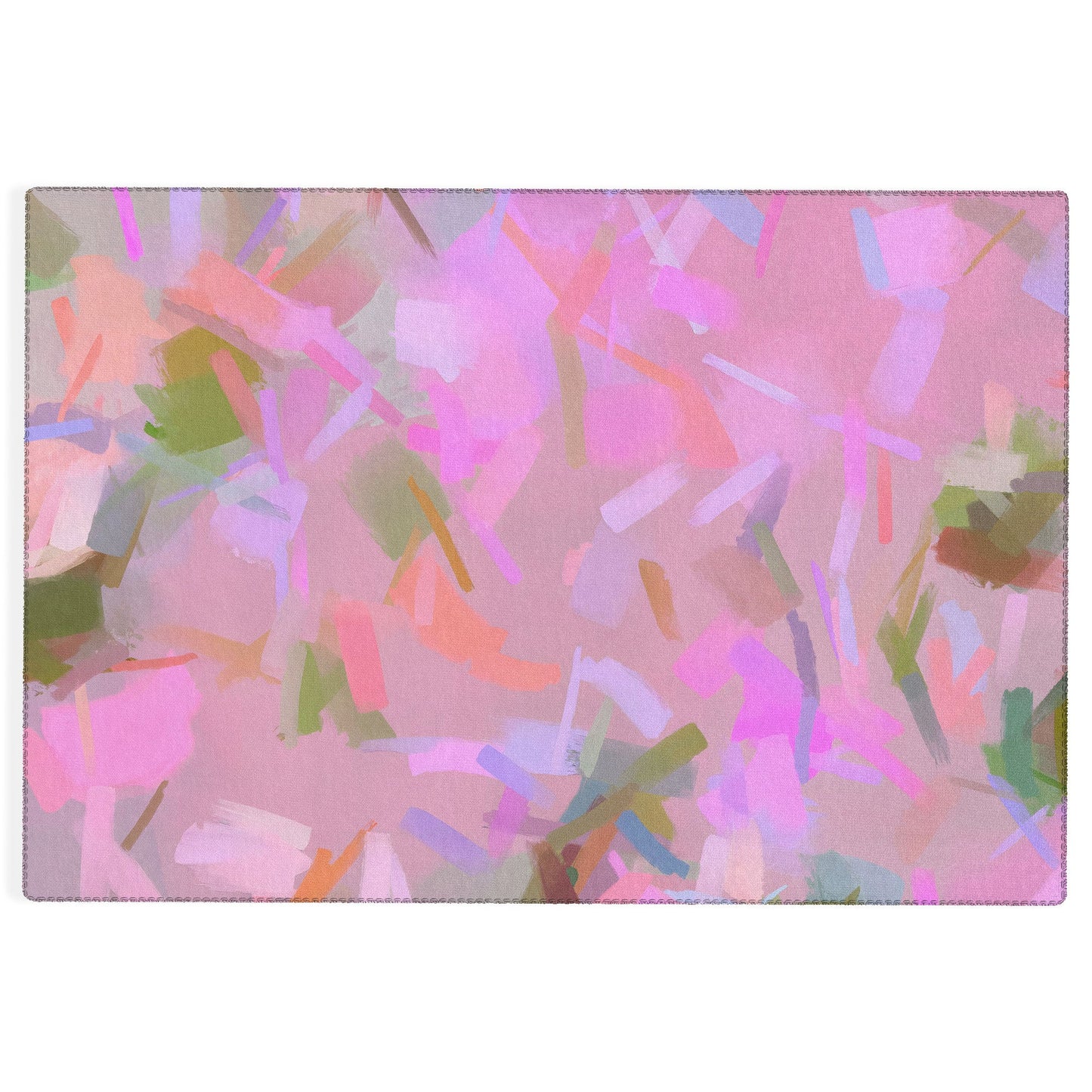 83 Oranges Whispers In Pink Outdoor Rug