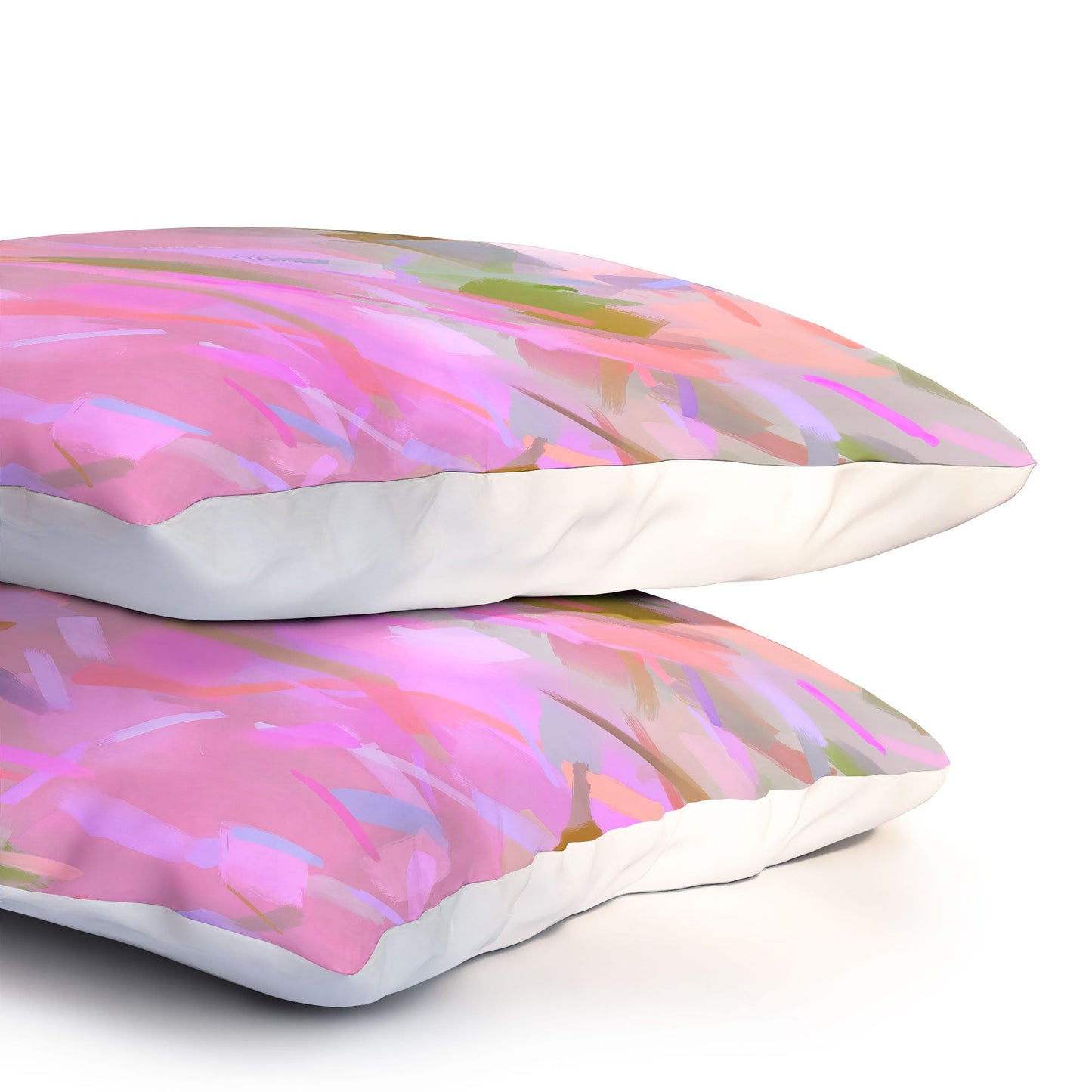 83 Oranges Whispers In Pink Pillow Shams