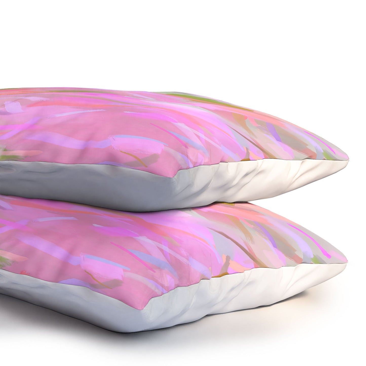 83 Oranges Whispers In Pink Pillow Shams