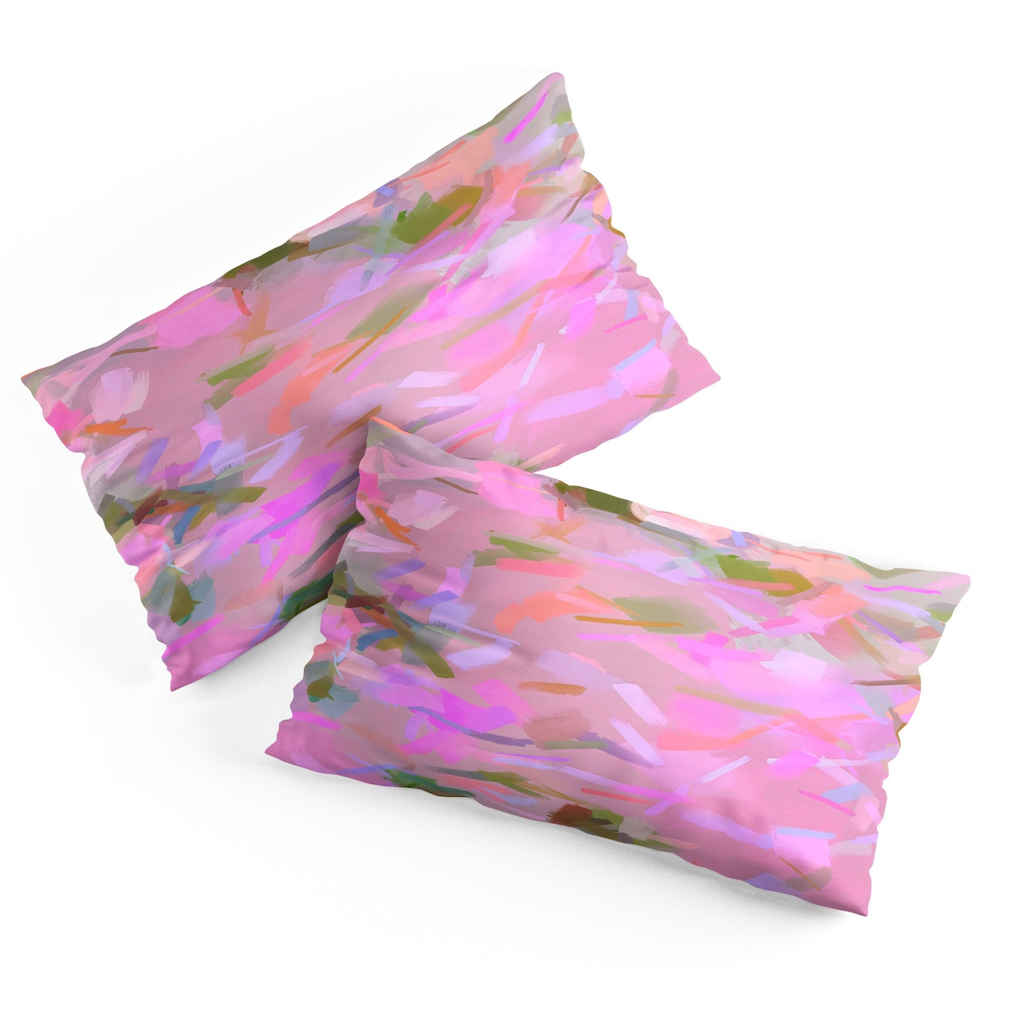 83 Oranges Whispers In Pink Pillow Shams