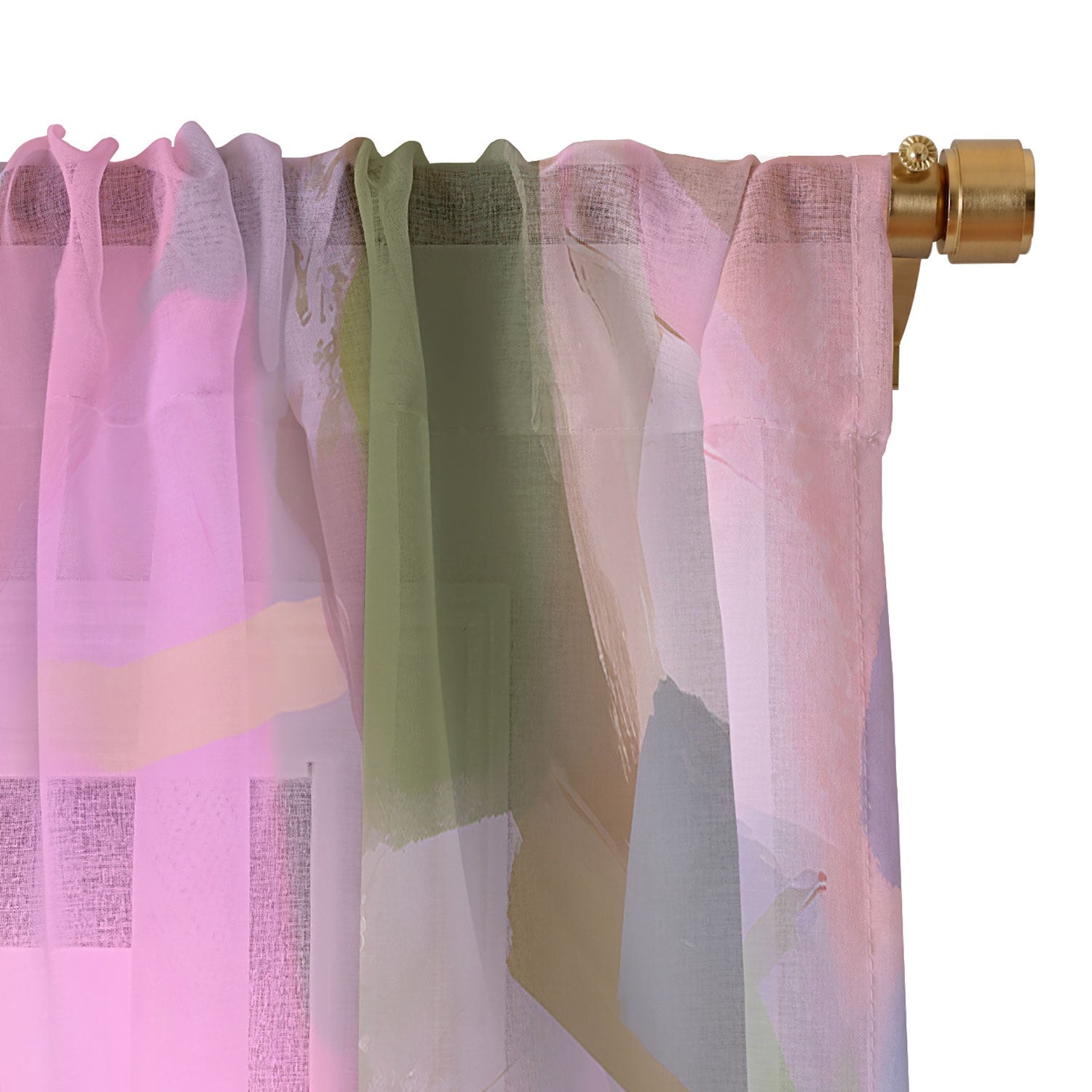 83 Oranges Whispers In Pink Sheer Non Repeat