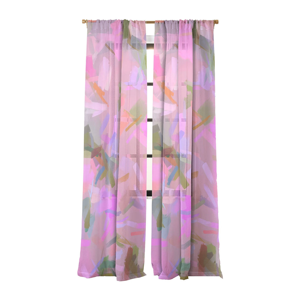 83 Oranges Whispers In Pink Sheer Non Repeat