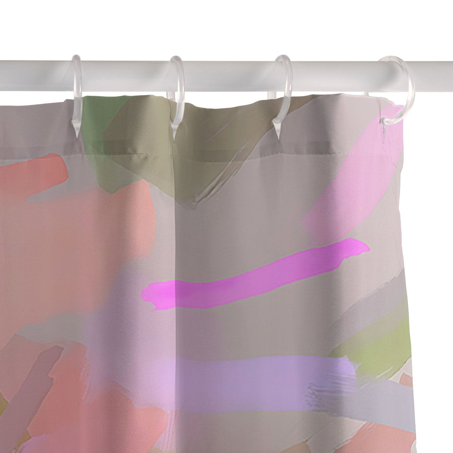 83 Oranges Whispers In Pink Shower Curtain
