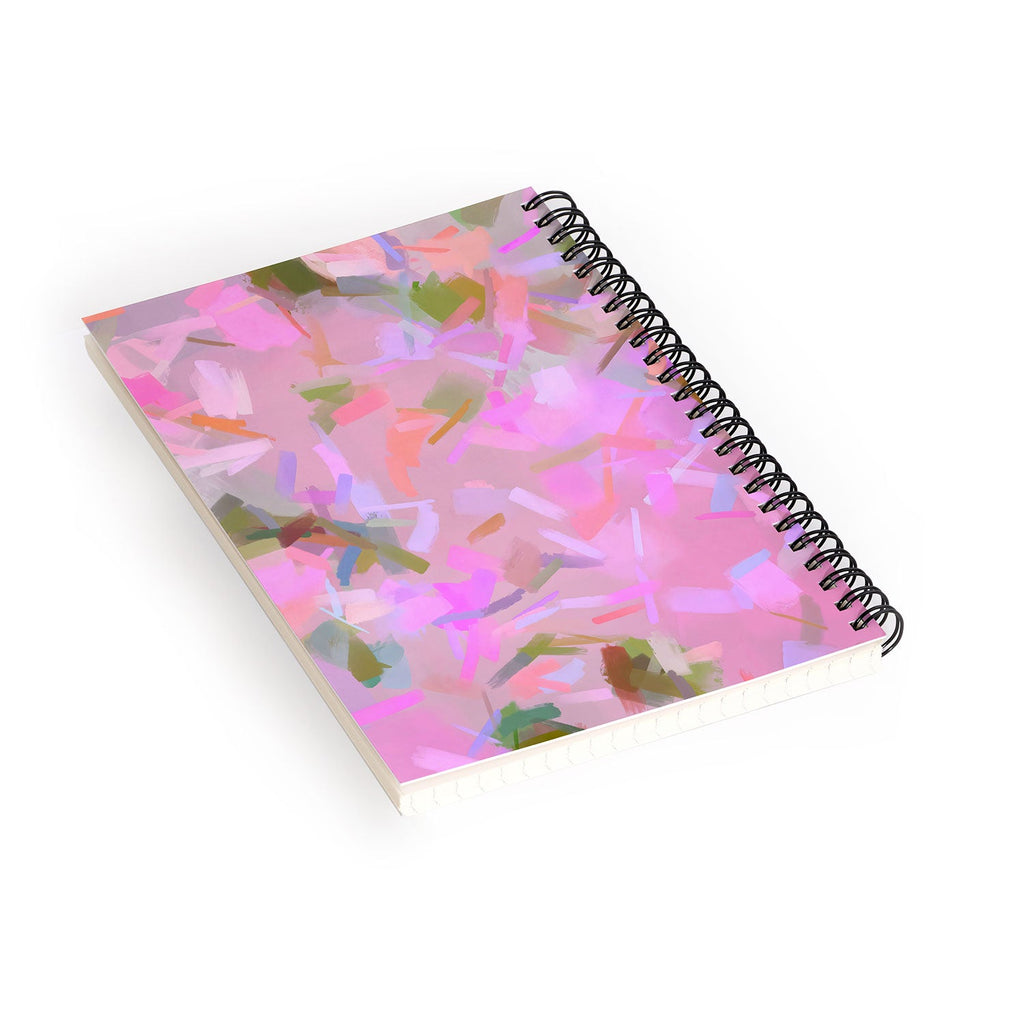 83 Oranges Whispers In Pink Spiral Notebook