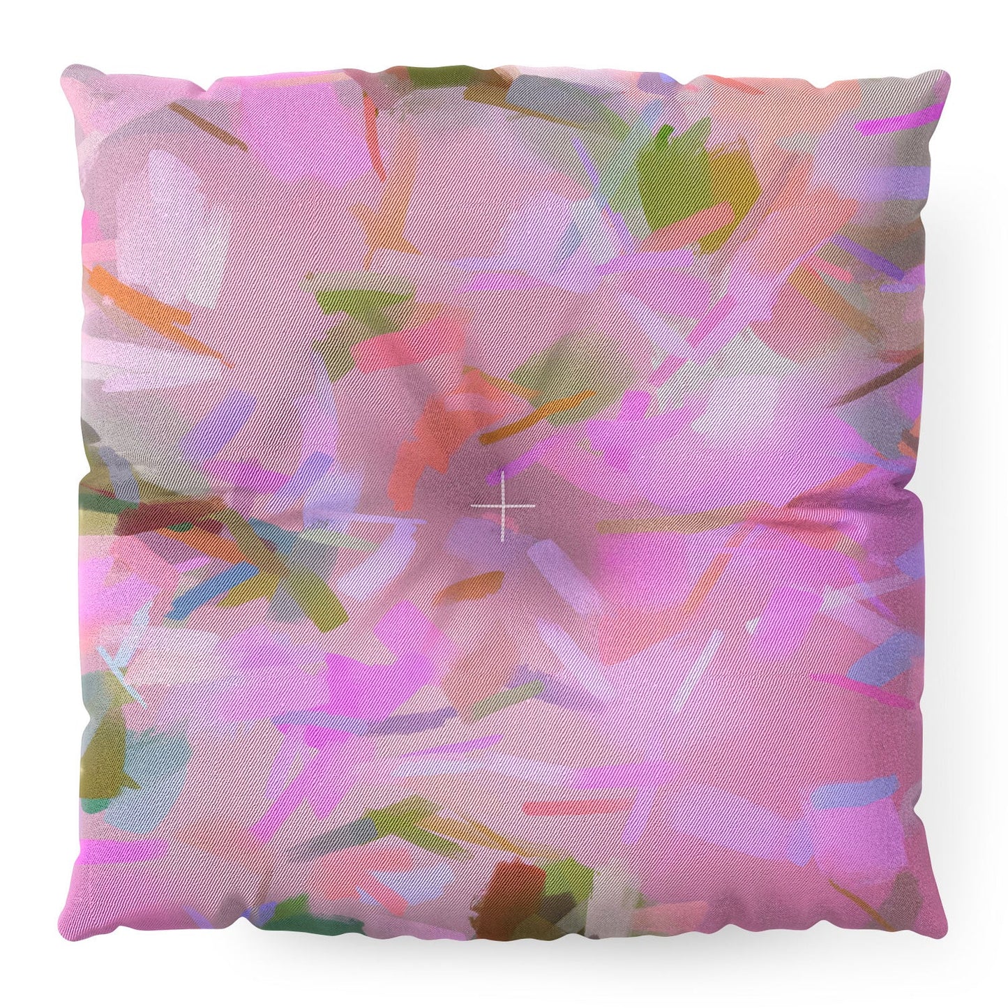 83 Oranges Whispers In Pink Floor Pillow Square