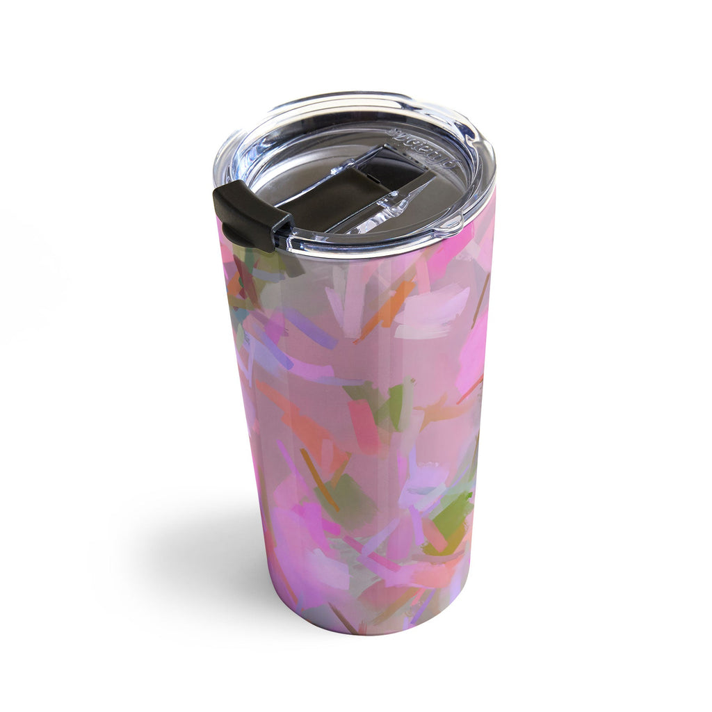 83 Oranges Whispers In Pink Travel Mug