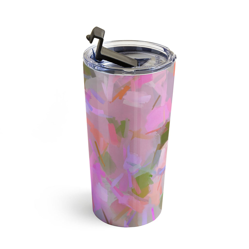 83 Oranges Whispers In Pink Travel Mug
