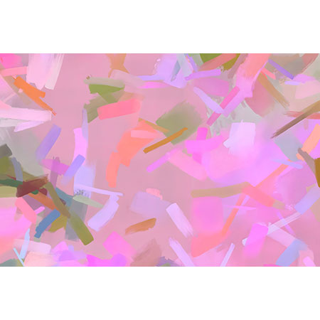 83 Oranges Whispers In Pink Wall Mural