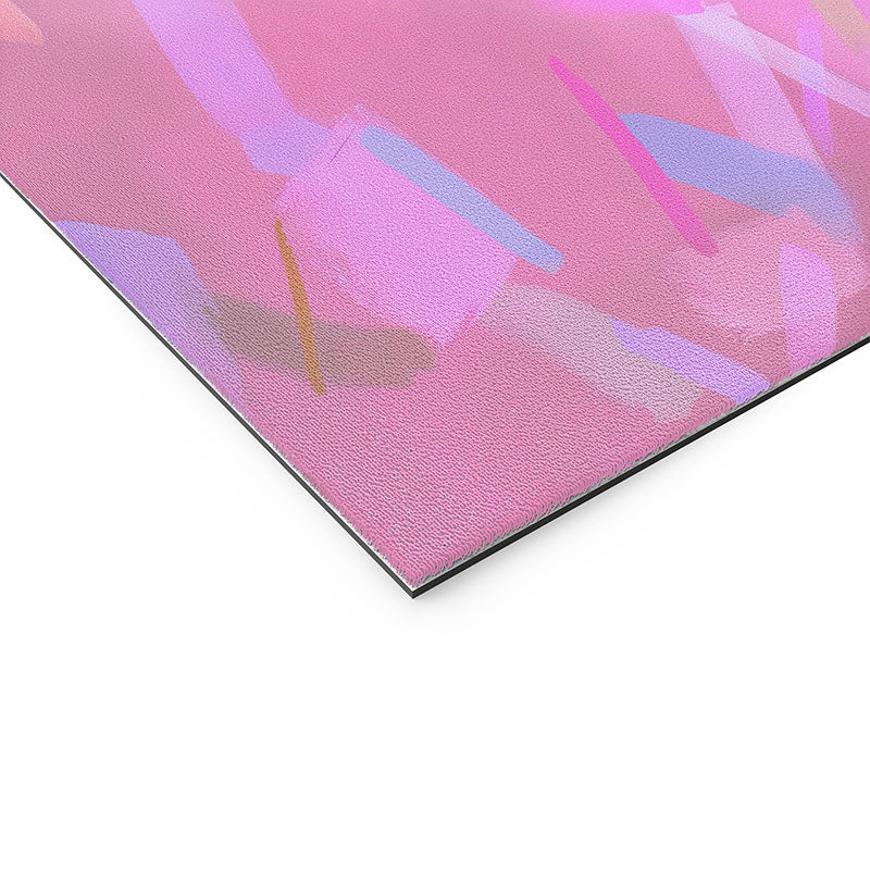 83 Oranges Whispers In Pink Welcome Mat