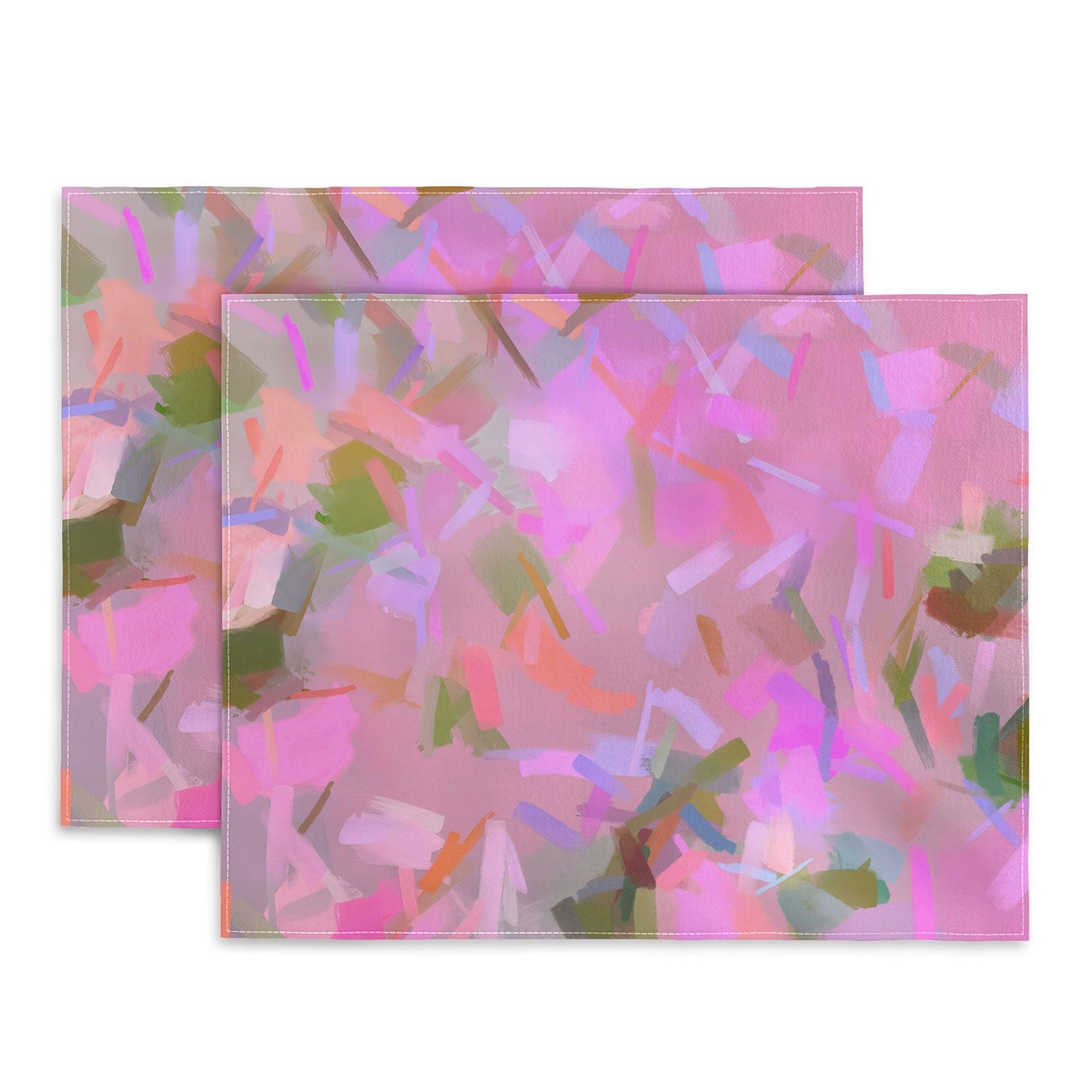 83 Oranges Whispers In Pink Placemat