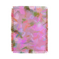 83 Oranges Whispers In Pink Throw Blanket