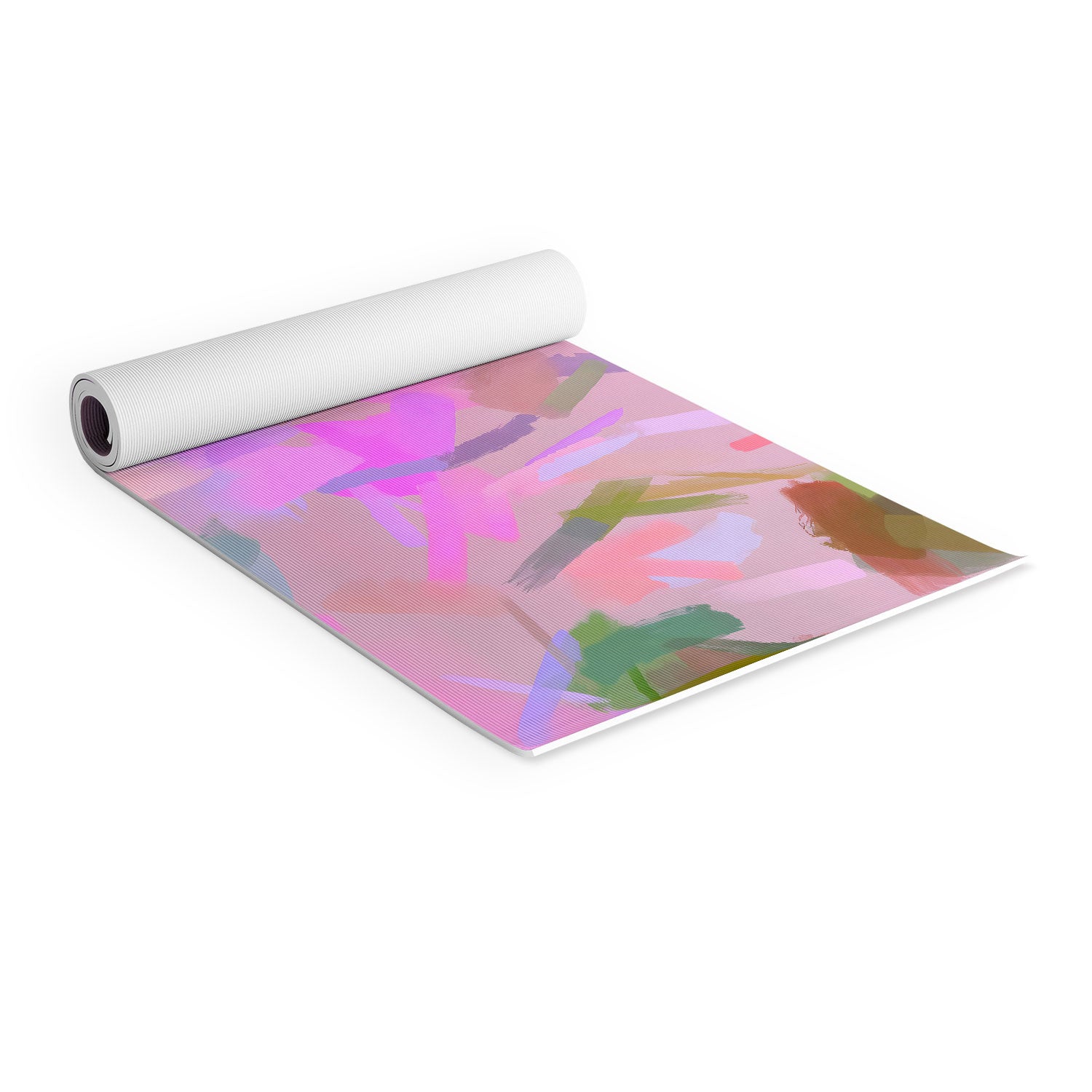 83 Oranges Whispers In Pink Yoga Mat