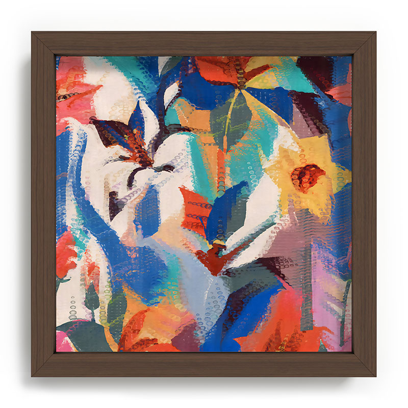 83 Oranges Wild Petals Rhapsody Recessed Framing Square