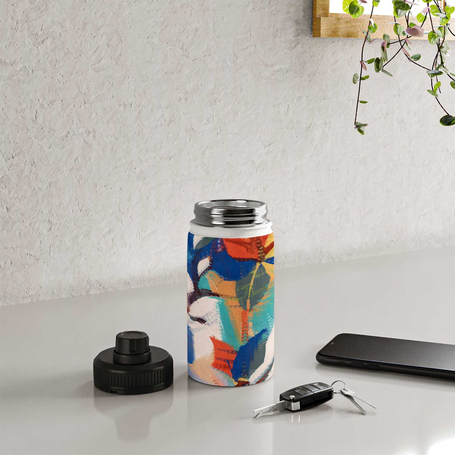 83 Oranges Wild Petals Rhapsody Water Bottle