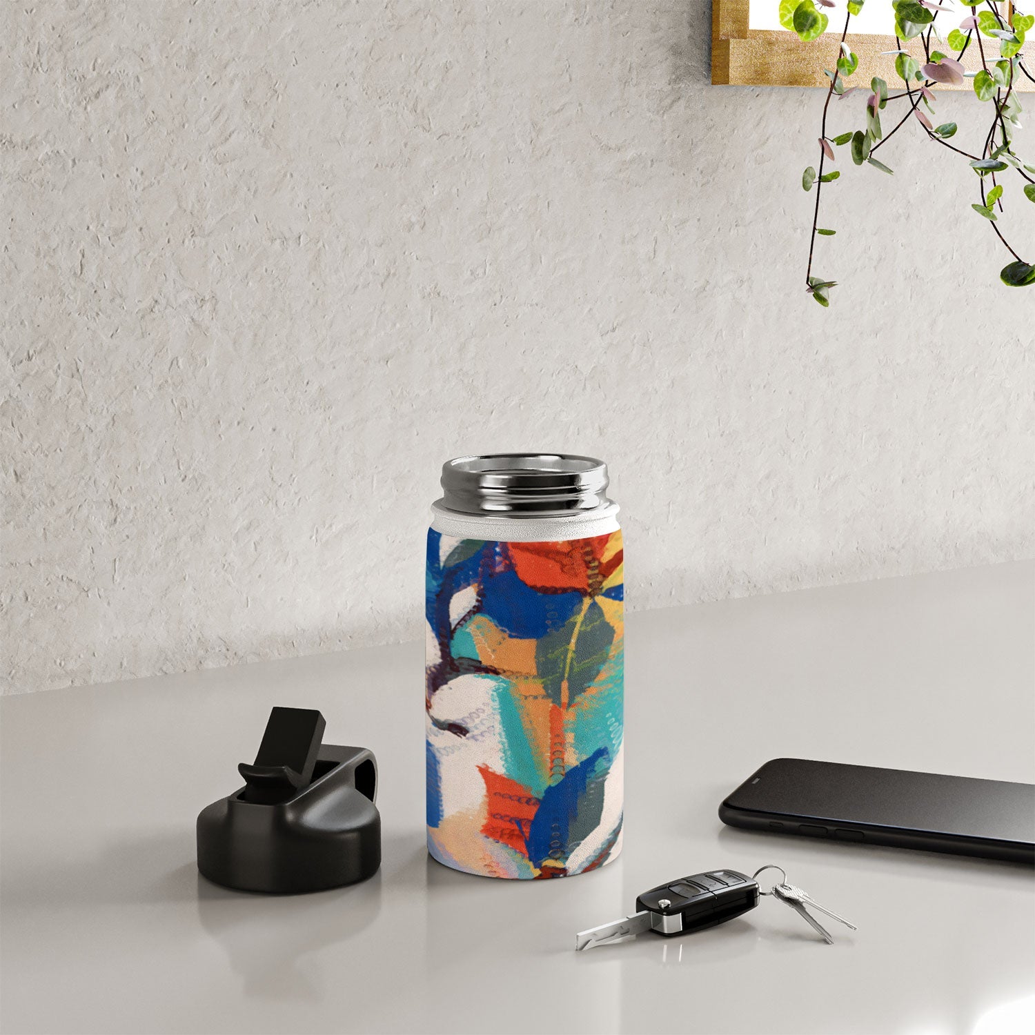 83 Oranges Wild Petals Rhapsody Water Bottle