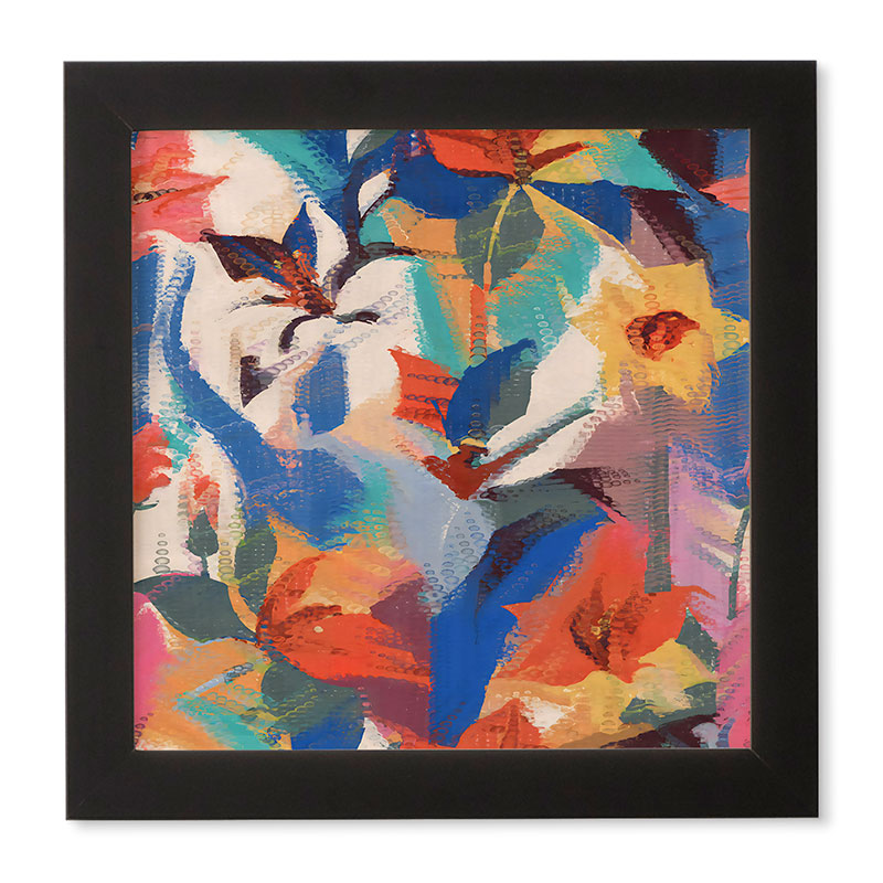 83 Oranges Wild Petals Rhapsody Framed Wall Art