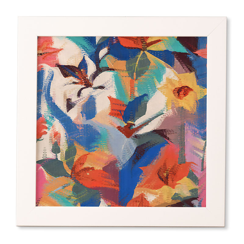 83 Oranges Wild Petals Rhapsody Framed Wall Art