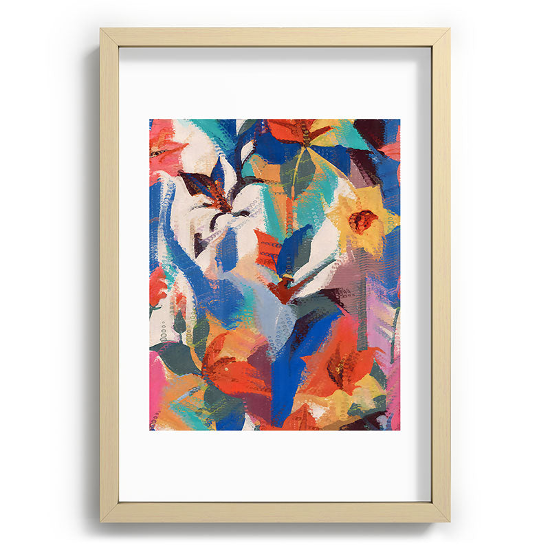 83 Oranges Wild Petals Rhapsody Recessed Framing Rectangle