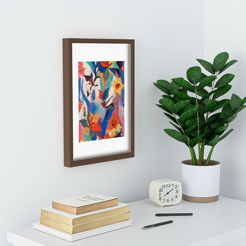 83 Oranges Wild Petals Rhapsody Recessed Framing Rectangle