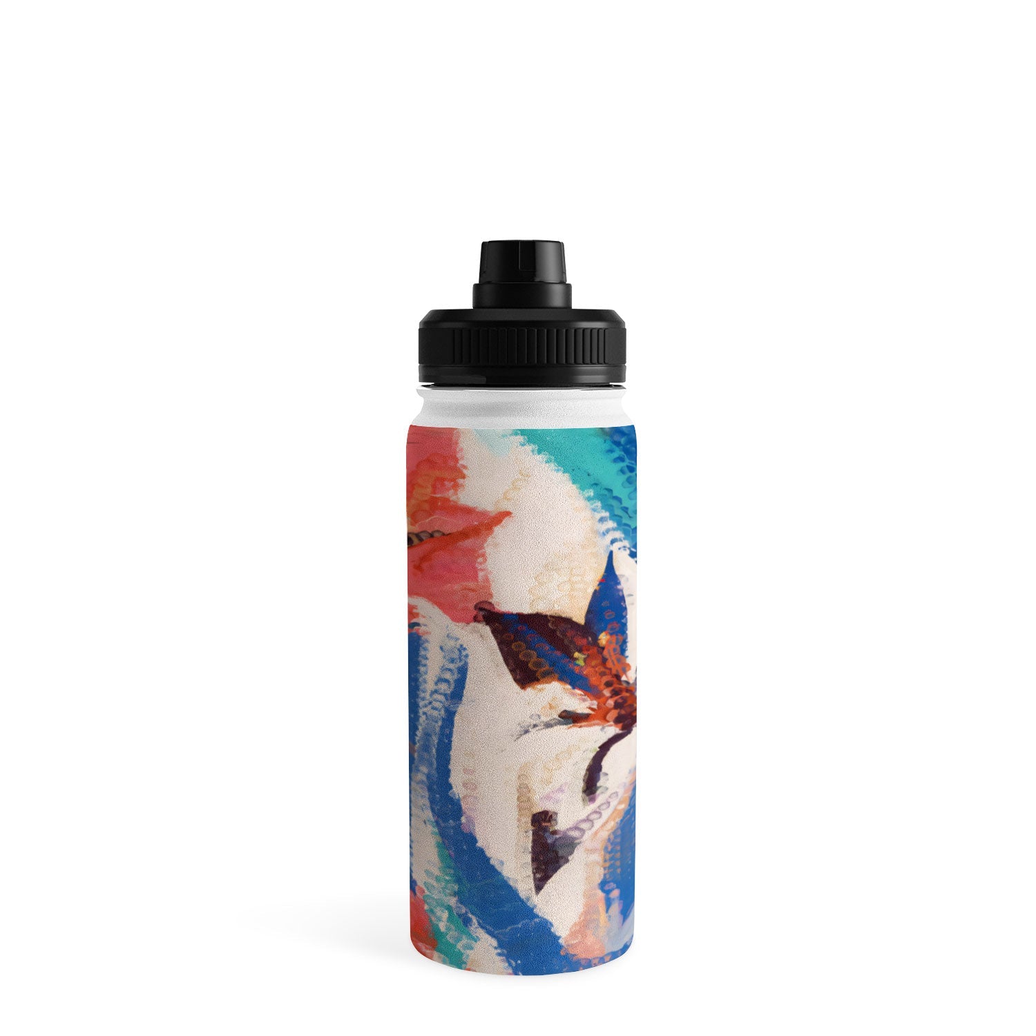 83 Oranges Wild Petals Rhapsody Water Bottle