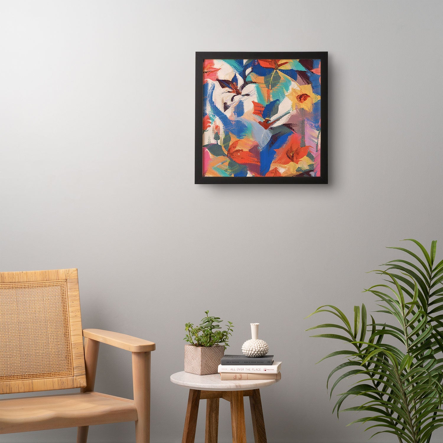 83 Oranges Wild Petals Rhapsody Framed Wall Art