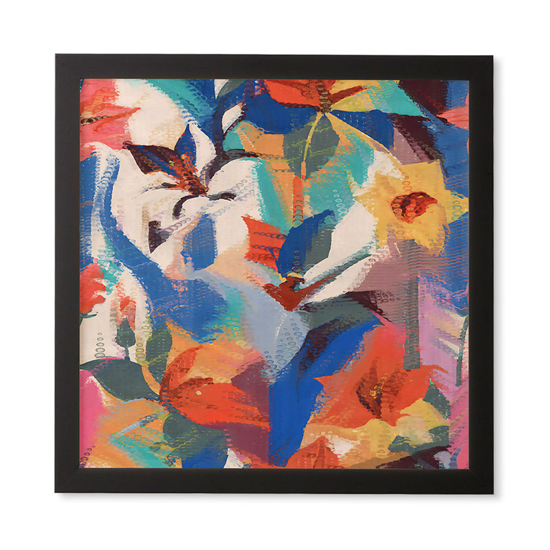 83 Oranges Wild Petals Rhapsody Framed Wall Art