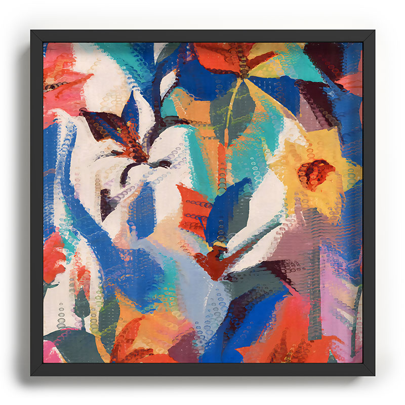 83 Oranges Wild Petals Rhapsody Recessed Framing Square
