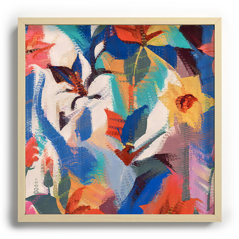 83 Oranges Wild Petals Rhapsody Recessed Framing Square