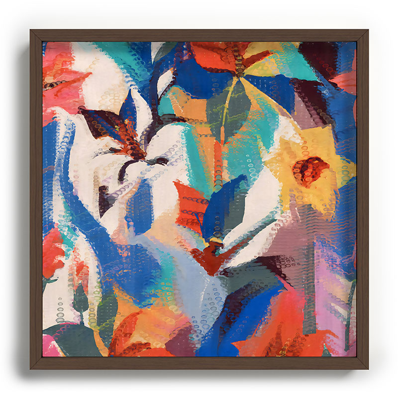 83 Oranges Wild Petals Rhapsody Recessed Framing Square