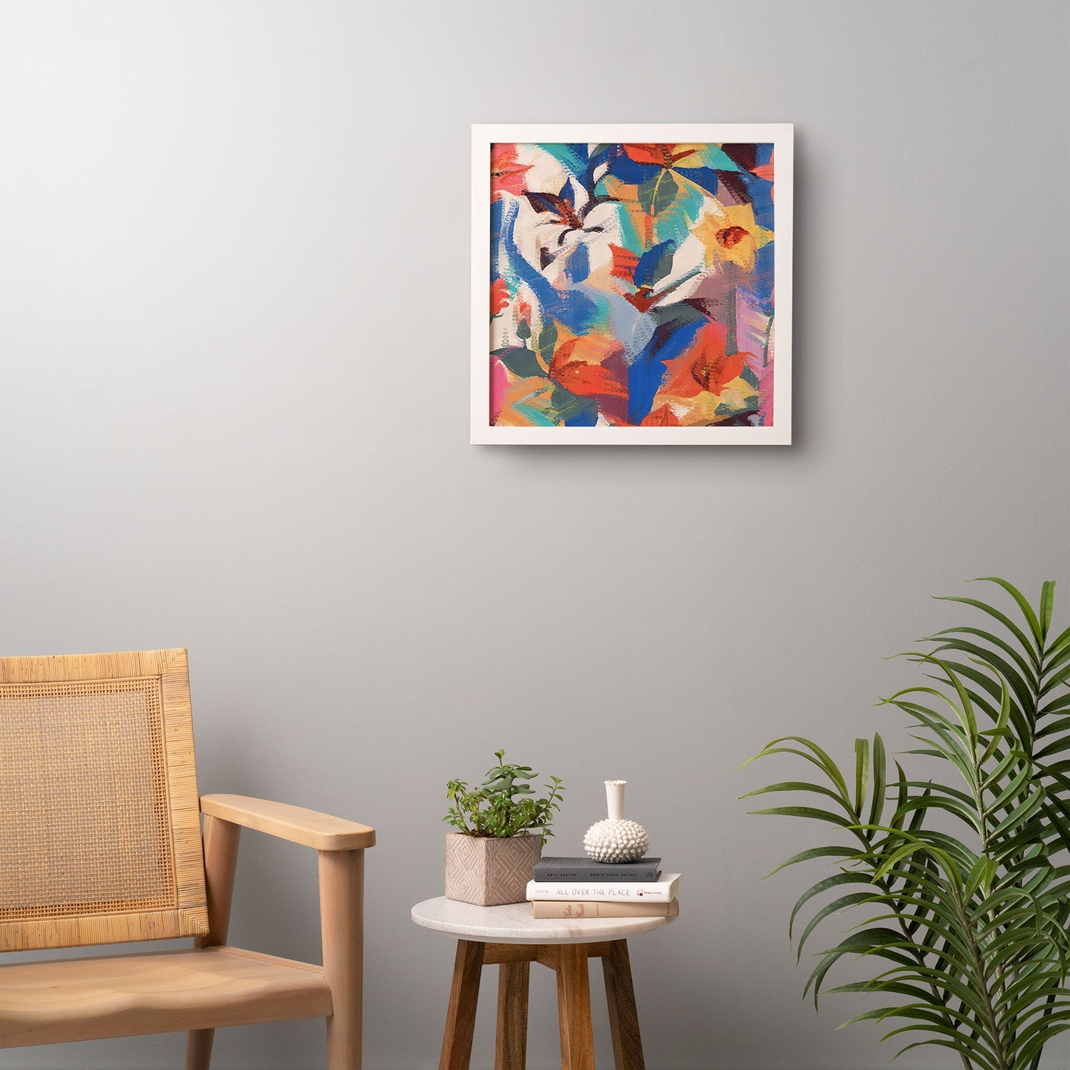 83 Oranges Wild Petals Rhapsody Framed Wall Art