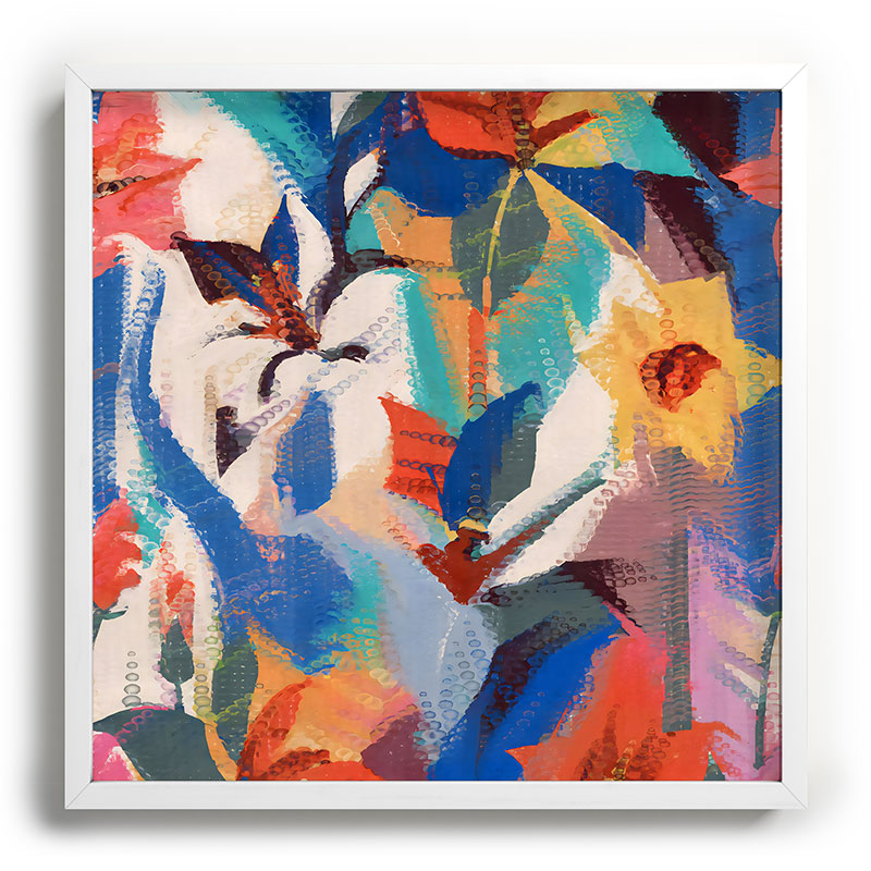 83 Oranges Wild Petals Rhapsody Recessed Framing Square